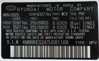 2026 Hyundai PALISADE Limited AWD