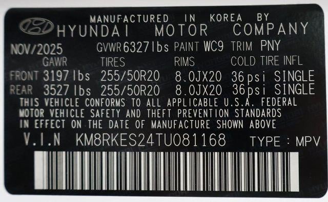 2026 Hyundai PALISADE Limited AWD