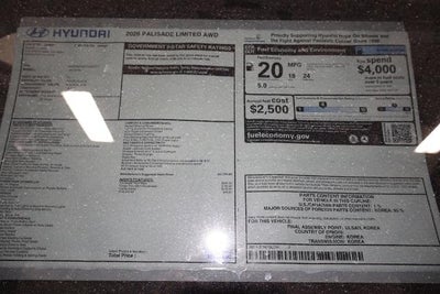 2026 Hyundai PALISADE Limited AWD