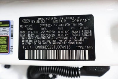 2026 Hyundai PALISADE Limited AWD