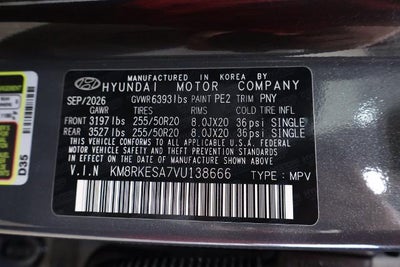 2027 Hyundai PALISADE HYBRID Limited 7P AWD
