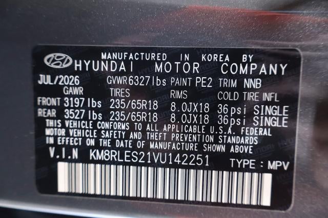 2027 Hyundai PALISADE SEL 8P AWD