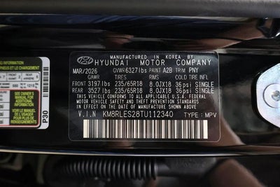 2026 Hyundai PALISADE SEL 7P AWD