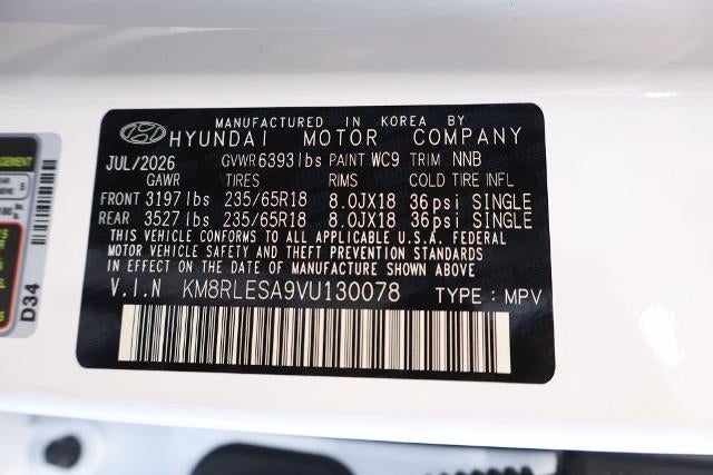 2027 Hyundai PALISADE HYBRID SEL 7P AWD