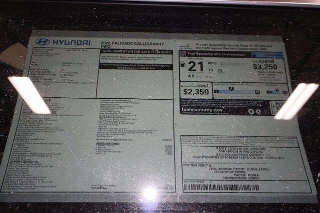 2026 Hyundai PALISADE Calligraphy FWD