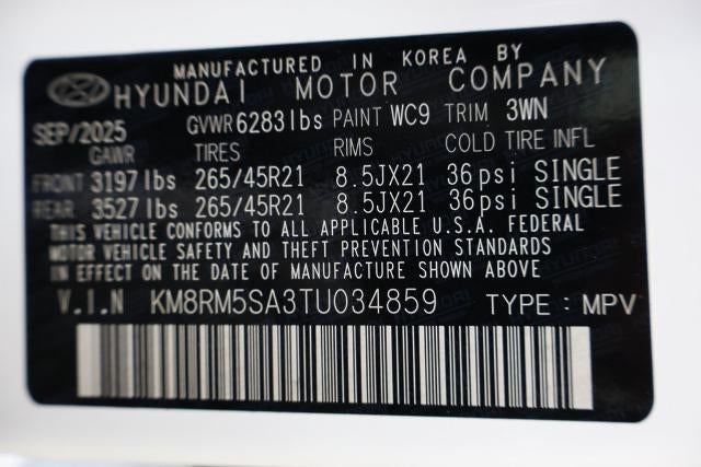 2026 Hyundai Palisade Hybrid Calligraphy FWD