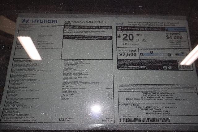 2026 Hyundai PALISADE Calligraphy AWD