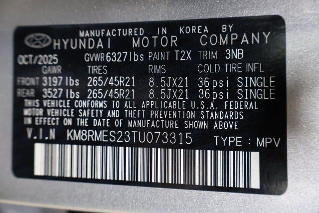 2026 Hyundai PALISADE Calligraphy AWD