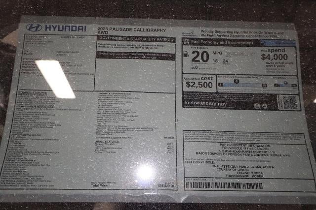 2026 Hyundai PALISADE Calligraphy AWD