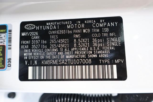 2026 Hyundai Palisade Hybrid Calligraphy AWD