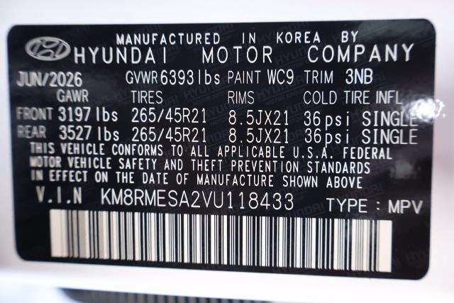2027 Hyundai Palisade Hybrid Calligraphy AWD