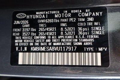 2027 Hyundai PALISADE HYBRID Calligraphy AWD