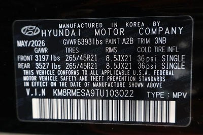 2026 Hyundai Palisade Hybrid Calligraphy AWD