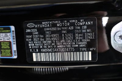 2026 Hyundai Palisade Hybrid Calligraphy AWD