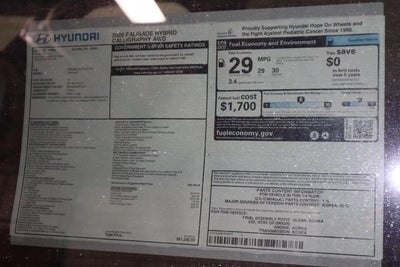 2026 Hyundai Palisade Hybrid Calligraphy AWD