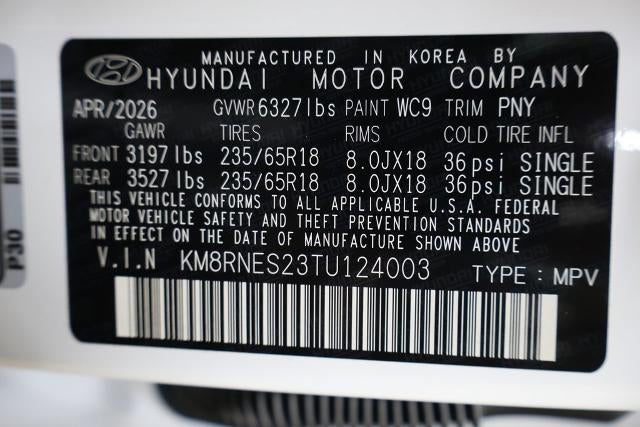 2026 Hyundai PALISADE SEL Premium 7P AWD