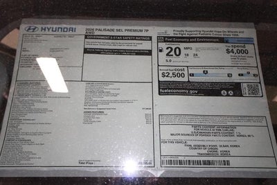 2026 Hyundai PALISADE SEL Premium 7P AWD
