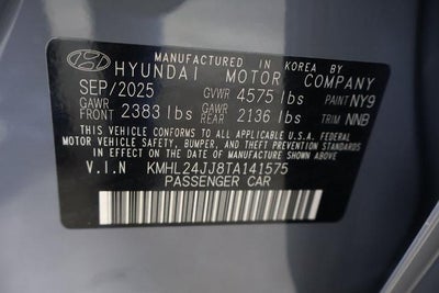 2026 Hyundai SONATA Hybrid Blue FWD