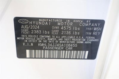 2025 Hyundai SONATA Hybrid SEL FWD