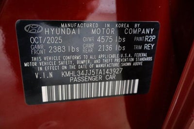 2026 Hyundai SONATA Hybrid SEL FWD