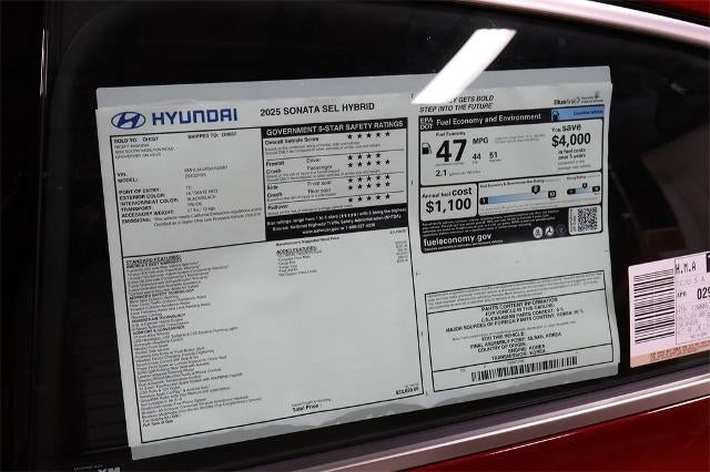 2025 Hyundai SONATA Hybrid SEL FWD