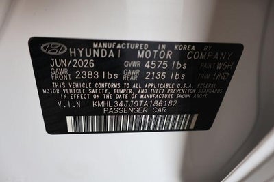 2026 Hyundai SONATA Hybrid SEL FWD