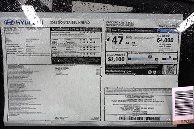 2025 Hyundai SONATA Hybrid SEL FWD