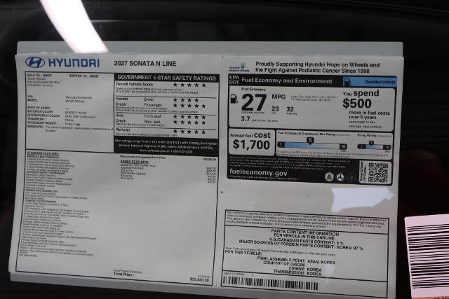 2027 Hyundai SONATA N Line FWD