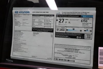 2026 Hyundai SONATA N Line FWD