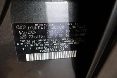 2026 Hyundai SONATA Hybrid Limited FWD
