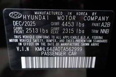 2026 Hyundai SONATA SEL Sport FWD