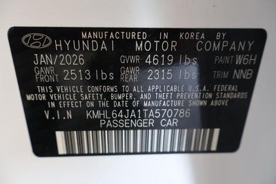 2026 Hyundai SONATA SEL Sport AWD
