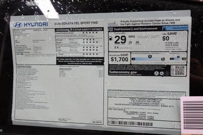 2026 Hyundai SONATA SEL Sport FWD