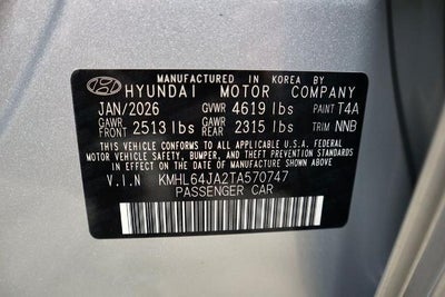 2026 Hyundai SONATA SEL Sport AWD