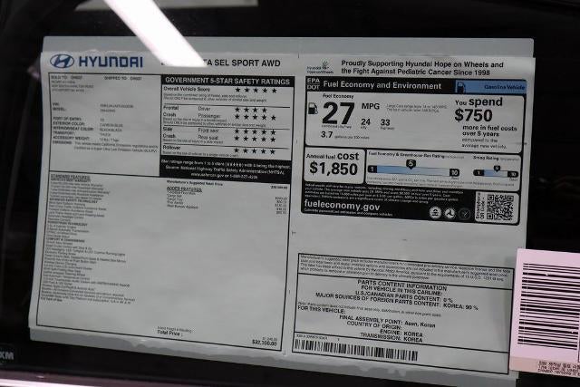 2026 Hyundai SONATA SEL Sport AWD