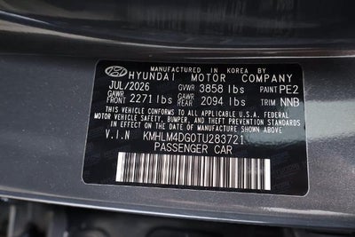 2026 Hyundai ELANTRA SEL Sport Plus Sedan