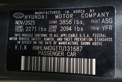 2026 Hyundai ELANTRA SEL Sport IVT