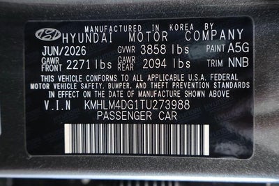 2026 Hyundai ELANTRA SEL Sport Plus Sedan