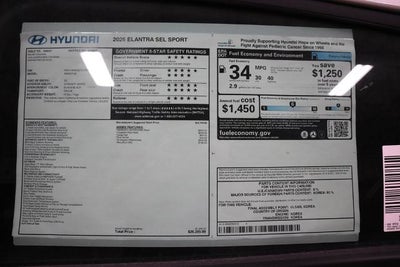 2026 Hyundai ELANTRA SEL Sport IVT