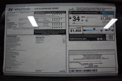 2026 Hyundai ELANTRA SEL Sport IVT