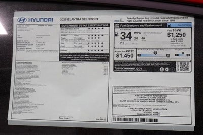 2026 Hyundai ELANTRA SEL Sport IVT