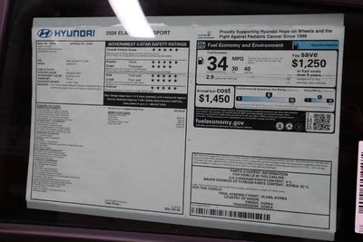 2026 Hyundai ELANTRA SEL Sport IVT
