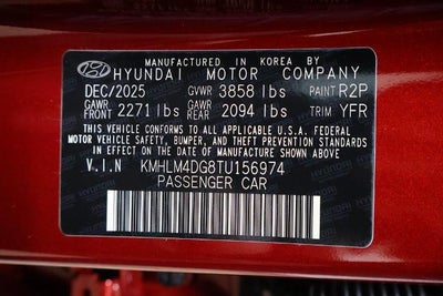 2026 Hyundai ELANTRA SEL Sport IVT