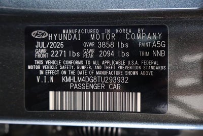 2026 Hyundai ELANTRA SEL Sport Plus Sedan