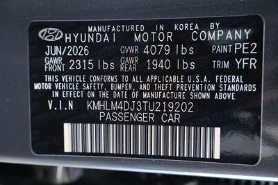 2026 Hyundai ELANTRA Hybrid Blue Sedan