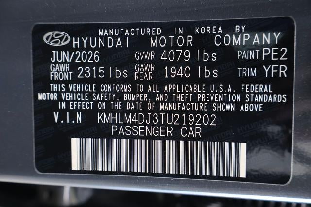2026 Hyundai ELANTRA Hybrid Blue Sedan