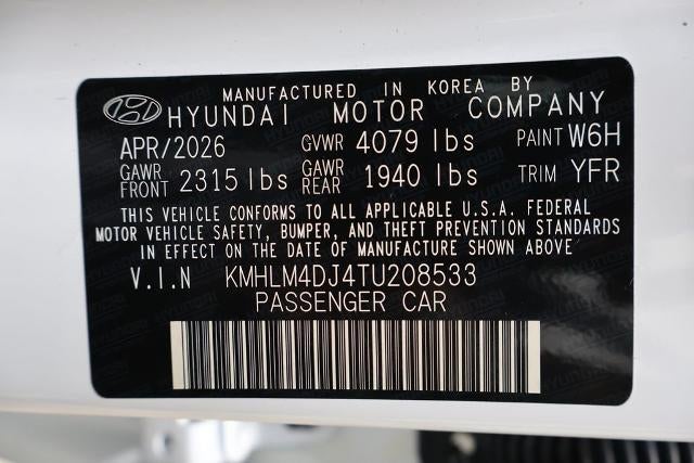 2026 Hyundai ELANTRA Hybrid Blue Sedan