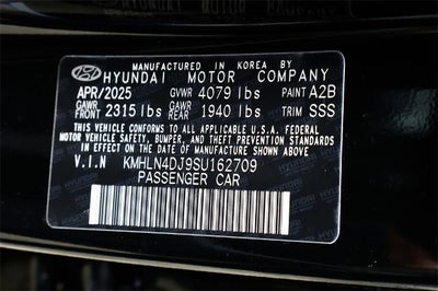 2025 Hyundai ELANTRA Hybrid Limited DCT