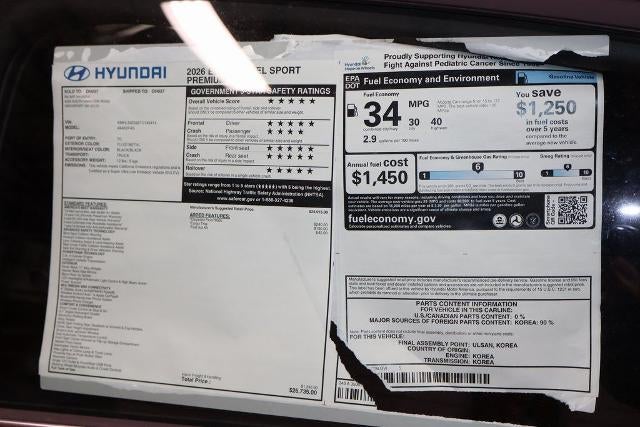 2026 Hyundai ELANTRA SEL Sport Premium IVT