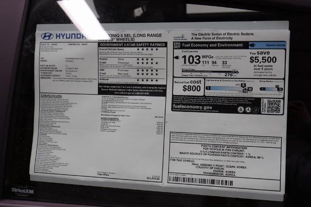 2025 Hyundai IONIQ 6 SEL AWD